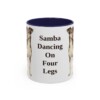 11oz Funny Brazilian Terrier Mug, Navy, front view