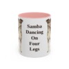 11oz Funny Brazilian Terrier Mug, Pink, front view