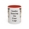 11oz Funny Brazilian Terrier Mug, Red, front view