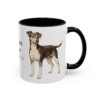 11oz Brazilian Terrier Latin Mug, Black, right side view