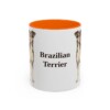11oz-brazilian-terrier-mug-orange 11oz Brazilian Terrier Mug, Orange, front view