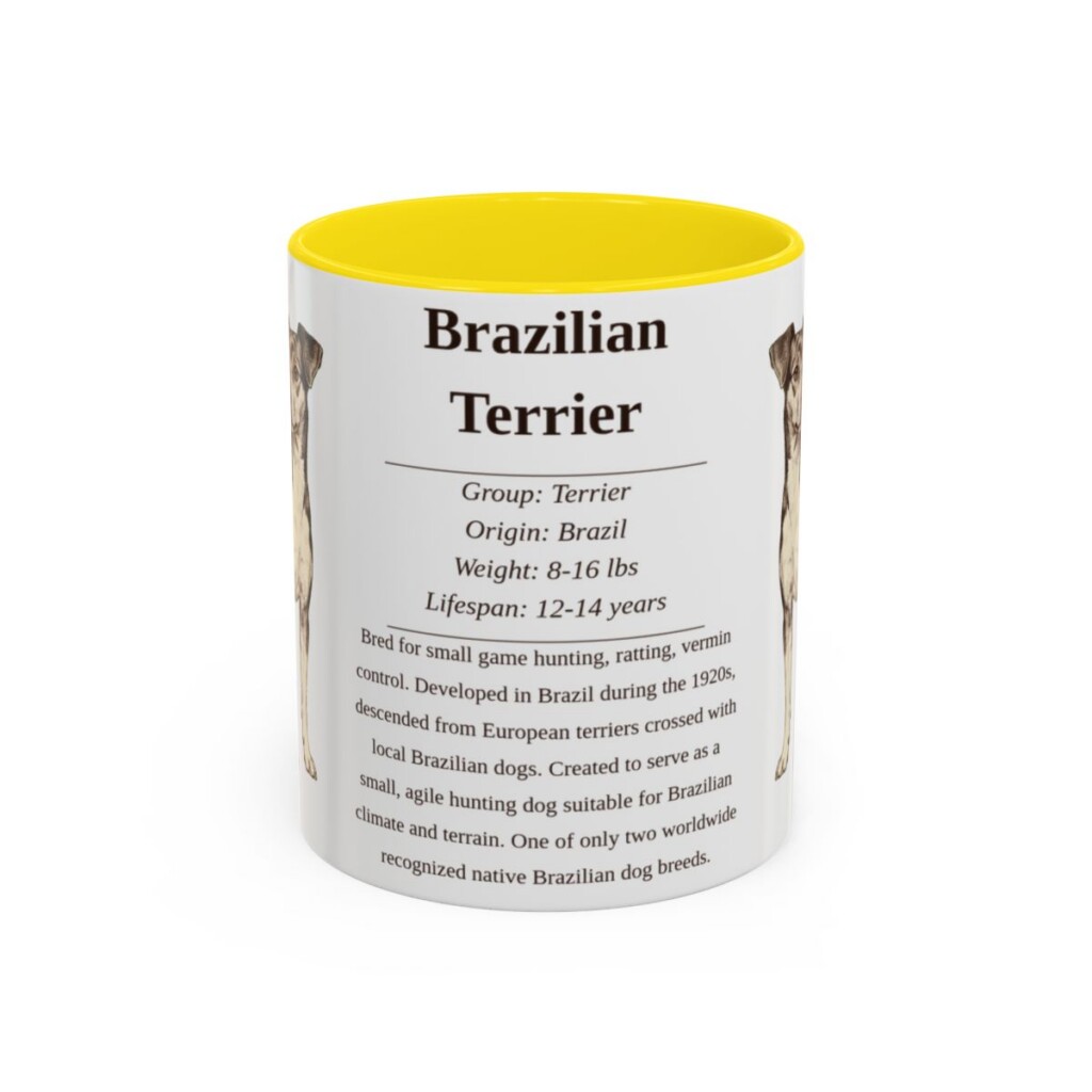 11oz-brazilian-terrier-mug-writeup-yellow 11oz brazilian terrier mug, Yellow