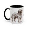 11oz Briard Mug, Black, left side view