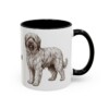11oz Briard Mug, Black, right side view