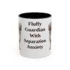 11oz Funny Briard Mug, Black, front view