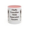 11oz Funny Briard Mug, Pink, front view