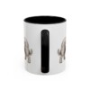11oz Briard Latin Mug, Black, back view