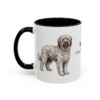 11oz Briard Latin Mug, Black, left side view