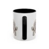 11oz Briard Dog Mom Mug, Black, back view