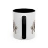 11oz Briard Mug, Black, back view