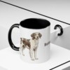 11oz Brittany Mug, Black, lifestyle photo