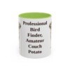 11oz-brittany-mug-humor-light-green 11oz Funny Brittany Mug, Light Green, front view
