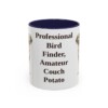 11oz-brittany-mug-humor-navy 11oz Funny Brittany Mug, Navy, front view