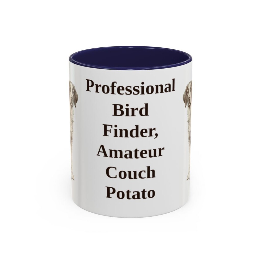 11oz-brittany-mug-humor-navy 11oz Funny Brittany Mug, Navy, front view
