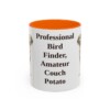11oz-brittany-mug-humor-orange 11oz Funny Brittany Mug, Orange, front view