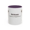 11oz Brittany Latin Mug, Purple, front view