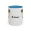 11oz Brittany Mug, Light Blue, front view
