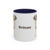 11oz Brittany Mug, Navy, front view