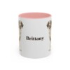 11oz Brittany Mug, Pink, front view