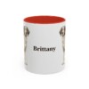 11oz Brittany Mug, Red, front view