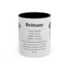 11oz brittany mug, Black