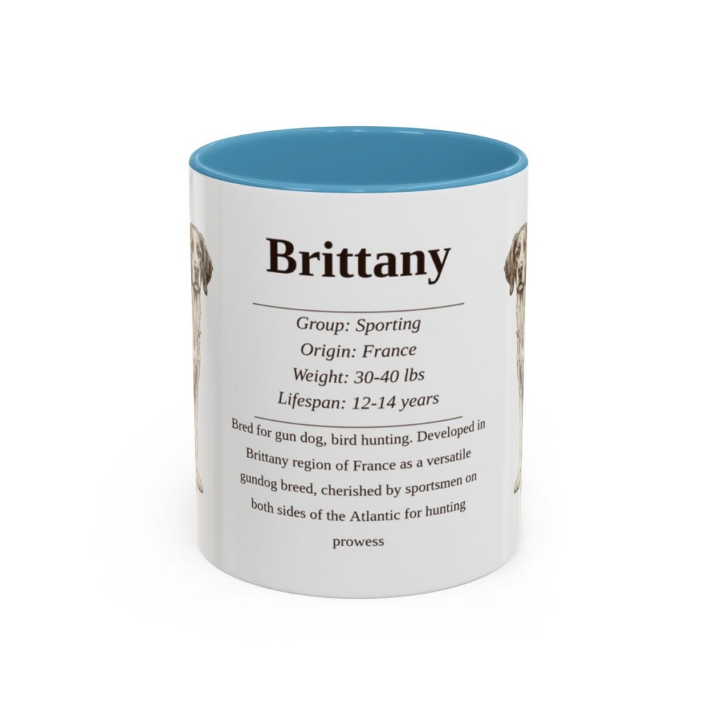 11oz brittany mug, Light Blue