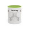 11oz brittany mug, Light Green