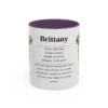 11oz brittany mug, Purple
