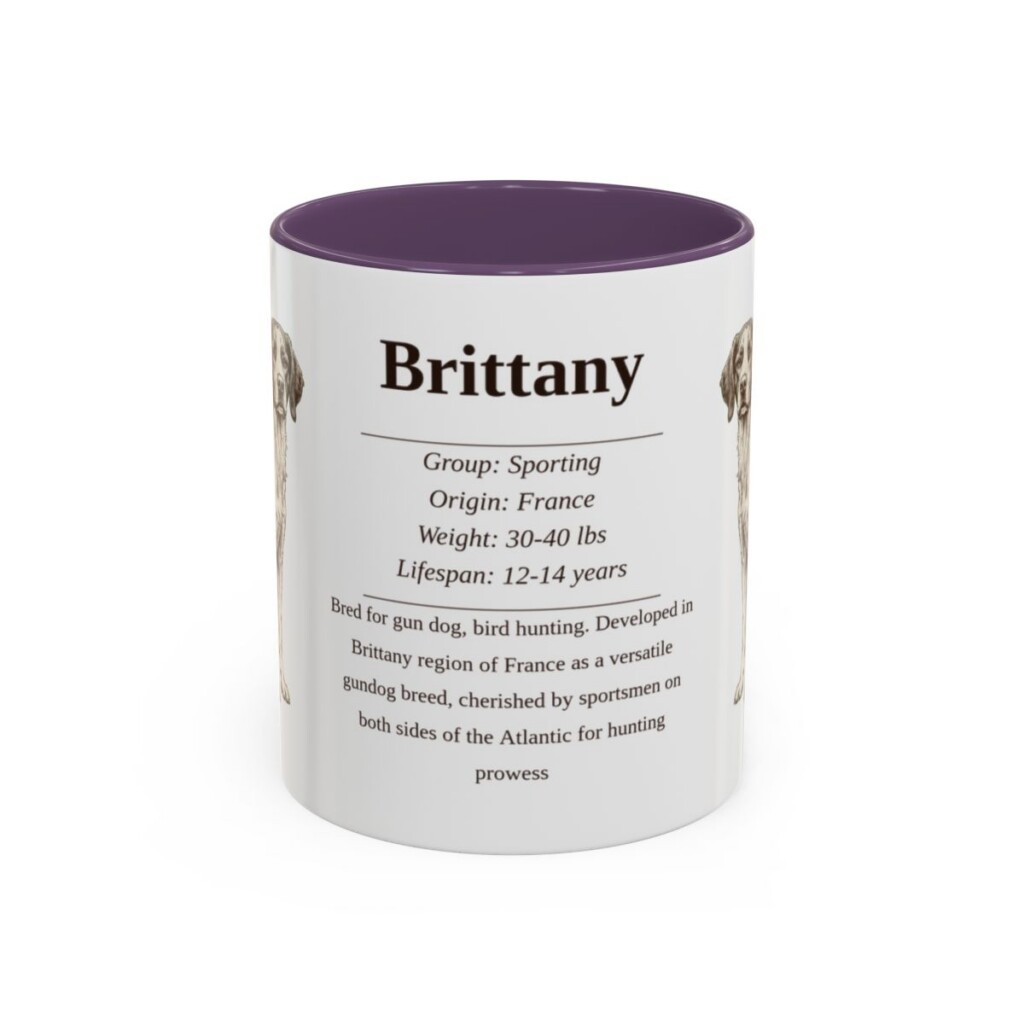 11oz brittany mug, Purple