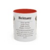 11oz brittany mug, Red