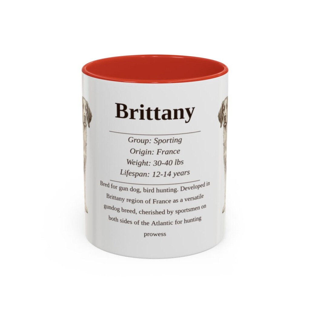 11oz brittany mug, Red