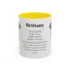 11oz brittany mug, Yellow