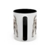 11oz Brussels Griffon Dog Dad Mug, Black, back view