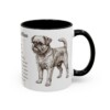 11oz Brussels Griffon Mug, Black, right side view