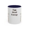 11oz Funny Bull Terrier Mug, Navy, front view