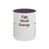 11oz Funny Bull Terrier Mug, Purple, front view