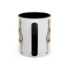 11oz Bull Terrier Dog Mom Mug, Black, back view