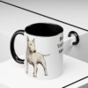 11oz Bull Terrier Dog Mom Mug, Black, lifestyle photo