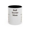 11oz Bull Terrier Dog Mom Mug, Black, front view