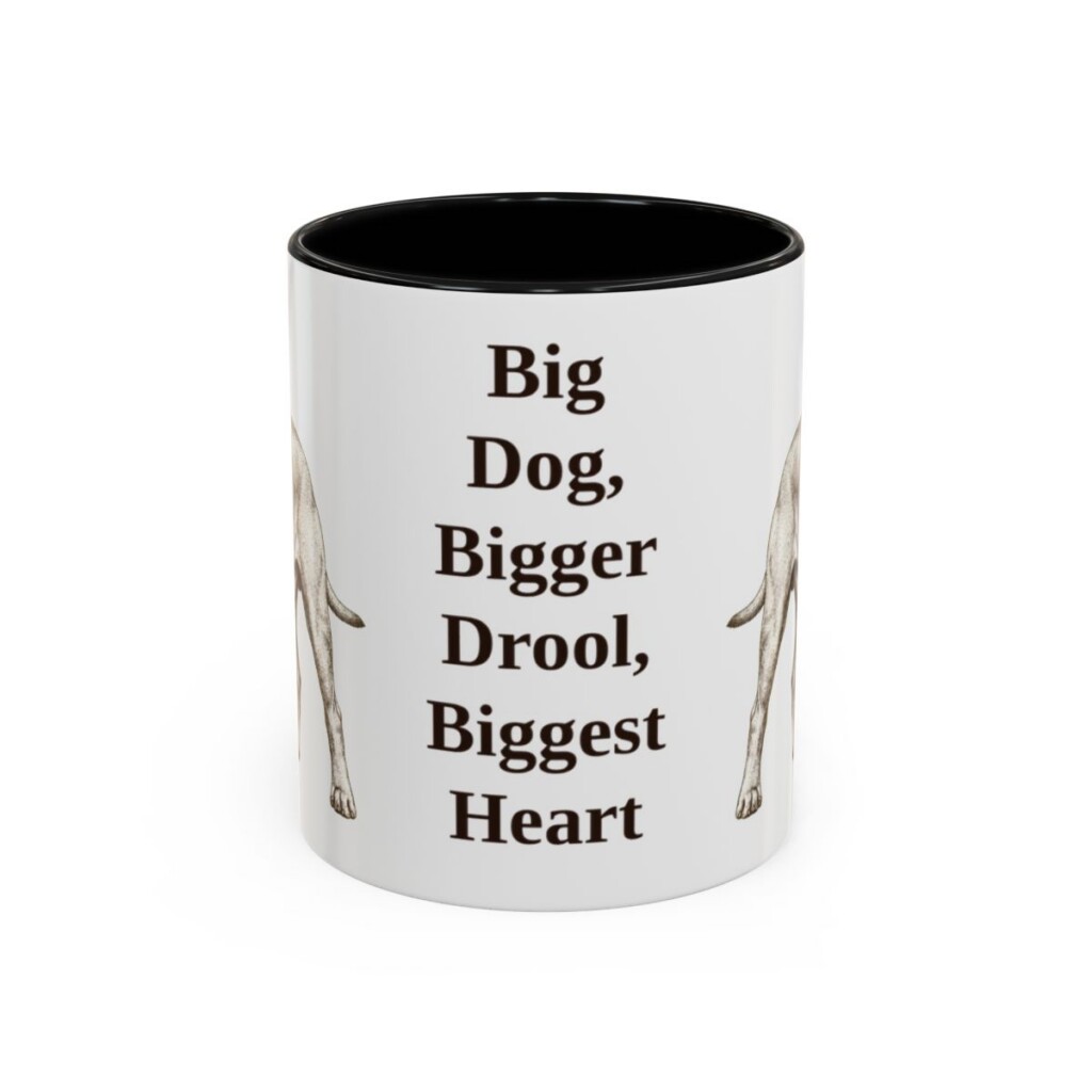 11oz-bullmastiff-mug-humor-black-front-1 11oz Funny Bullmastiff Mug, Black, front view