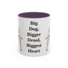 11oz-bullmastiff-mug-humor-purple-1 11oz Funny Bullmastiff Mug, Purple, front view