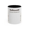 11oz Bullmastiff Latin Mug, Black, front view