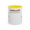 11oz Bullmastiff Latin Mug, Yellow, front view
