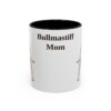 11oz Bullmastiff Dog Mom Mug, Black, front view