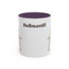 11oz Bullmastiff Mug, Purple, front view
