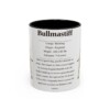 11oz Bullmastiff Mug, Black, front view