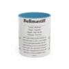 11oz Bullmastiff Mug, Light Blue, front view