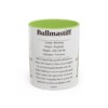 11oz Bullmastiff Mug, Light Green, front view