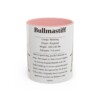 11oz Bullmastiff Mug, Pink, front view