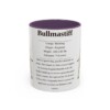 11oz Bullmastiff Mug, Purple, front view